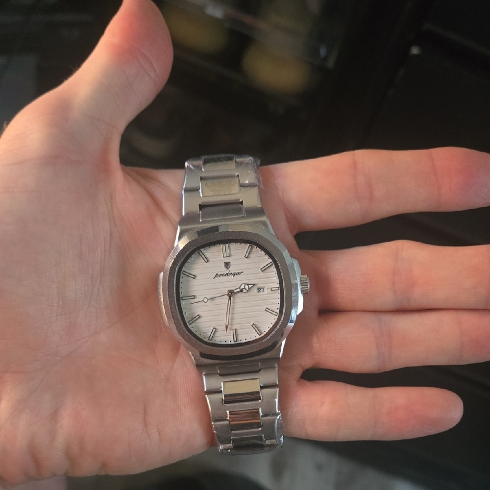 Silver Analog Watch